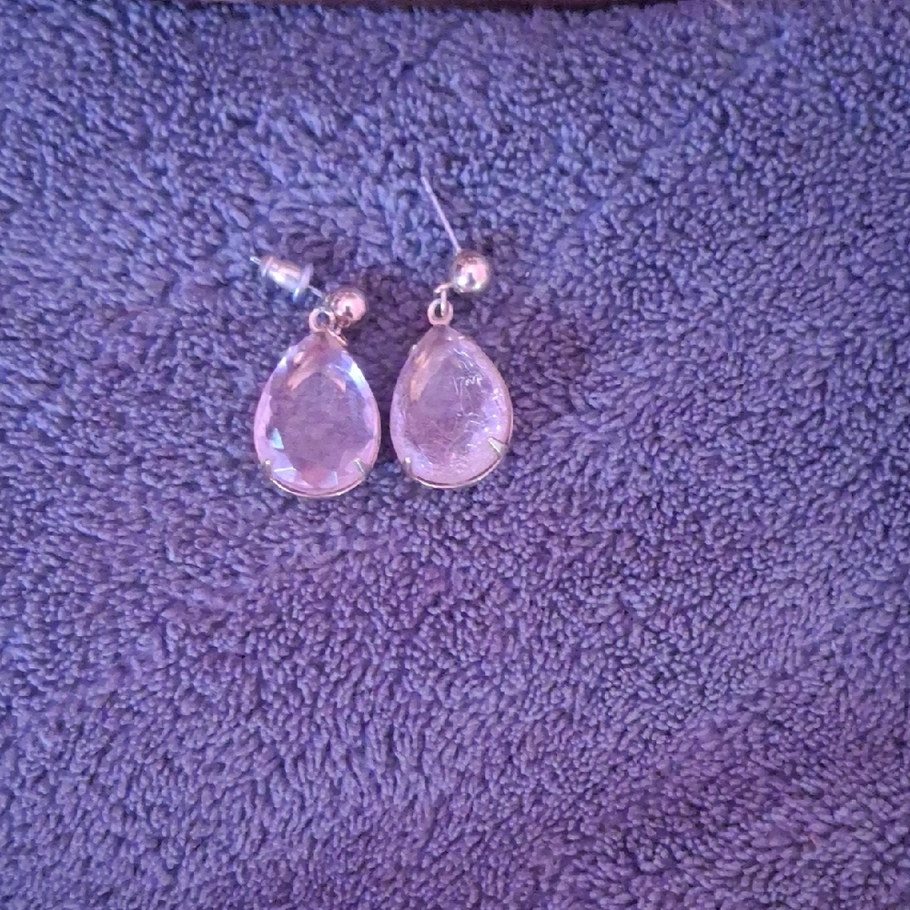 Elegant Silver Teardrop Earrings